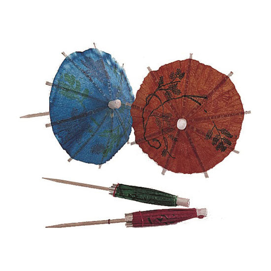Update International PC-PAR Cocktail Parasol Umbrella Toothpicks, 4", Box of 144