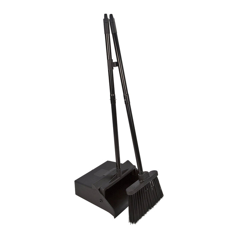 Carlisle 36141503 Duo-Pan Lobby Pan & Duo-Sweep Broom Combo, Black, 36"