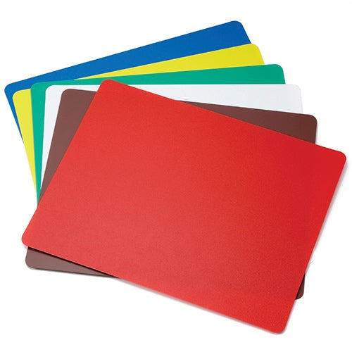 Tablecraft FCB1218A Cash & Carry Flexible Cutting Boards, Assorted Colors, 12" x 18", Pack of 6