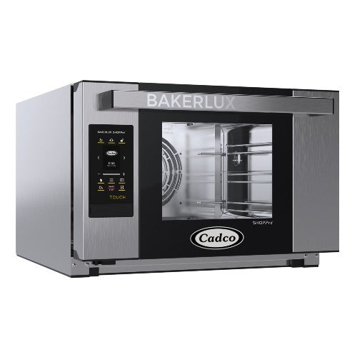 Cadco XAFT-03HS-TD Bakerlux TOUCH Heavy-Duty Convection Oven w/ Digital Controls and Humidity, 1/2 Size