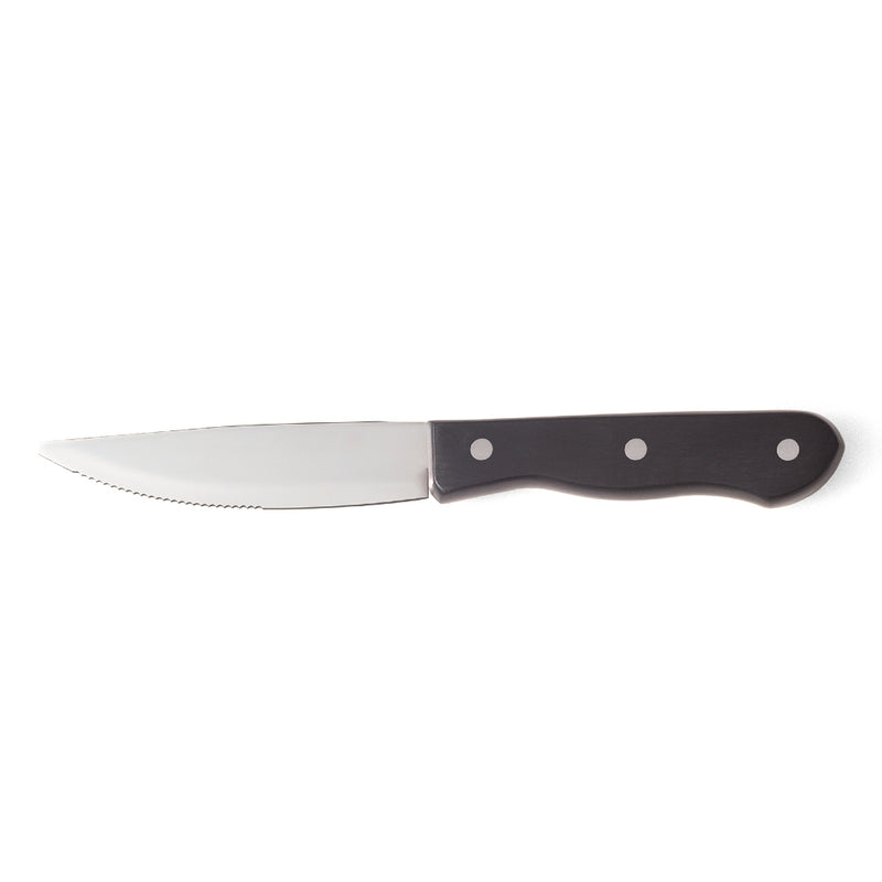 Steelite WL880528 Jumbo Delrin Handle Steak Knife, 5" Blade