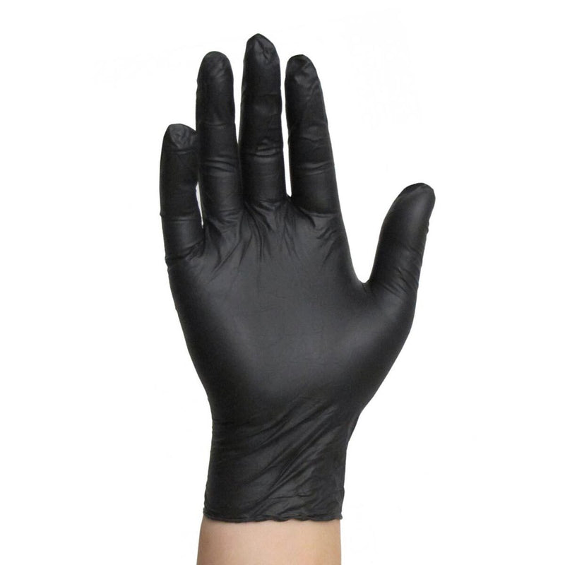 Life Guard 6335 Nitrile Gloves Powder-Free, X-Large, Black, Box of 100