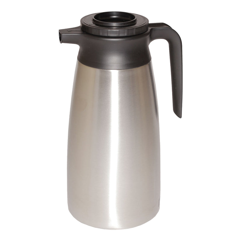 Service Ideas SHS19T Tall Stainless Steel Vacuum Decanter, 64.2 oz.