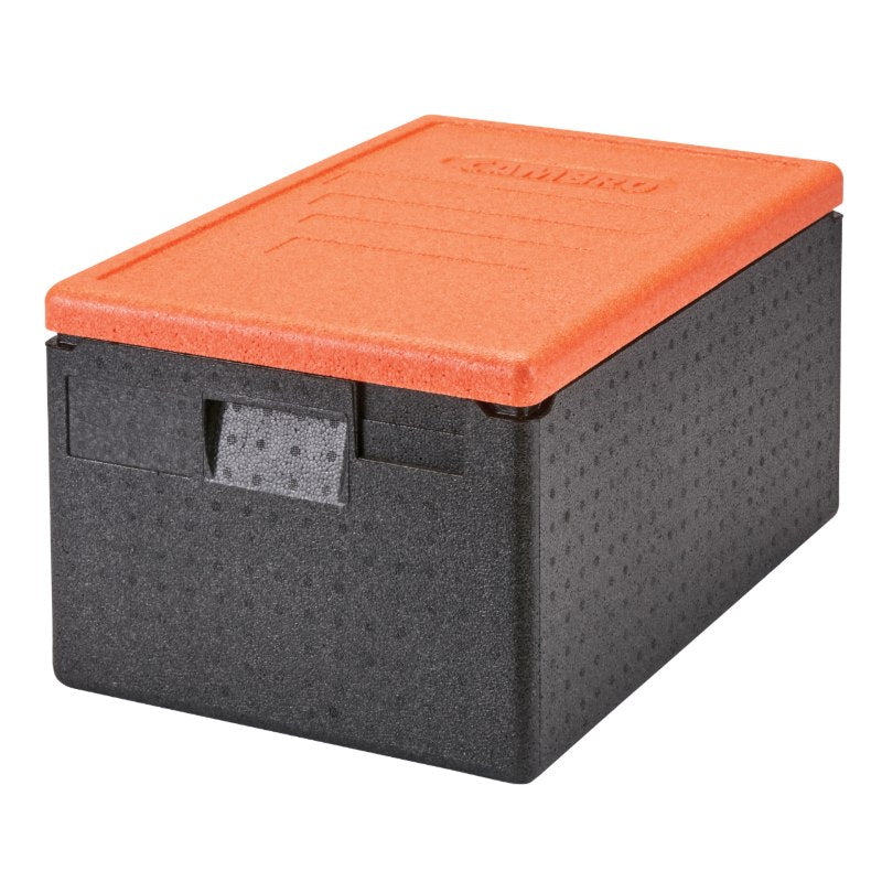 Cambro EPP180CLSW363 Cam GoBox Top Loader Food Carrier w/ Color Lid, Orange