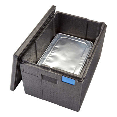 Cambro EPP180XLTSW Cam GoBox Insulated Food Carrier, Black