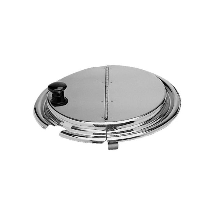 Update International ISHC-110 Hinged Notched Lid For Round Inset, 11 qt.