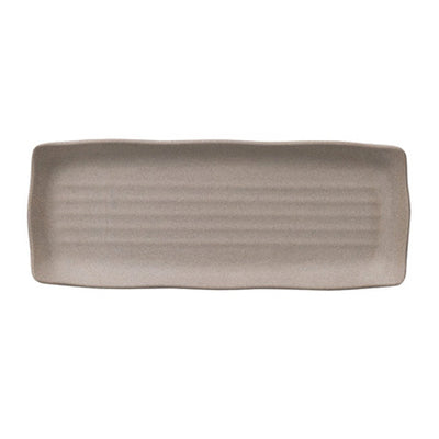 Tria 922494 Melamine Rectangular Platter, Sandstone, 13" x 5-1/8", Case of 12