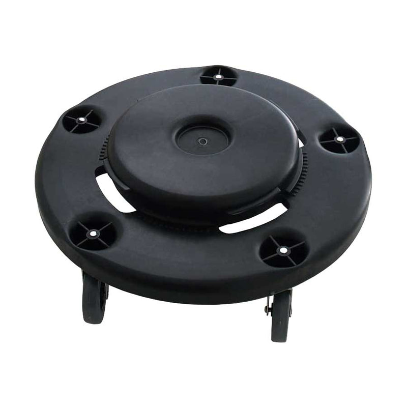 Dolly For Round Huskee Trash Can, Black