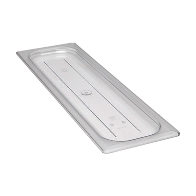 Cambro 20LPCWC135 Camwear Flat Food Pan Lid, Clear, 1/2 Size Long