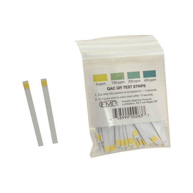 FMP 142-1363 Quarternary Ammonia Compounds "QUAT" Test Strips, Pack of 100