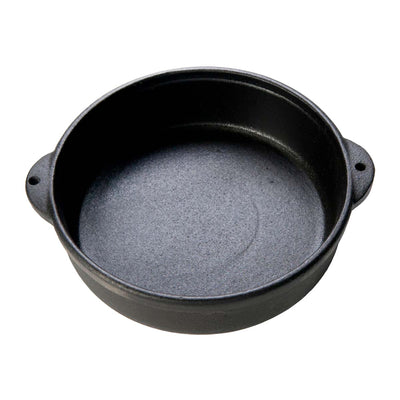 Arcata 080540 Cast Iron Round Hot Pot, Black, 12.75 oz.