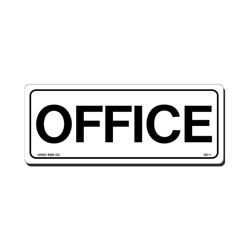 "Office" Sign, 10" x 4"