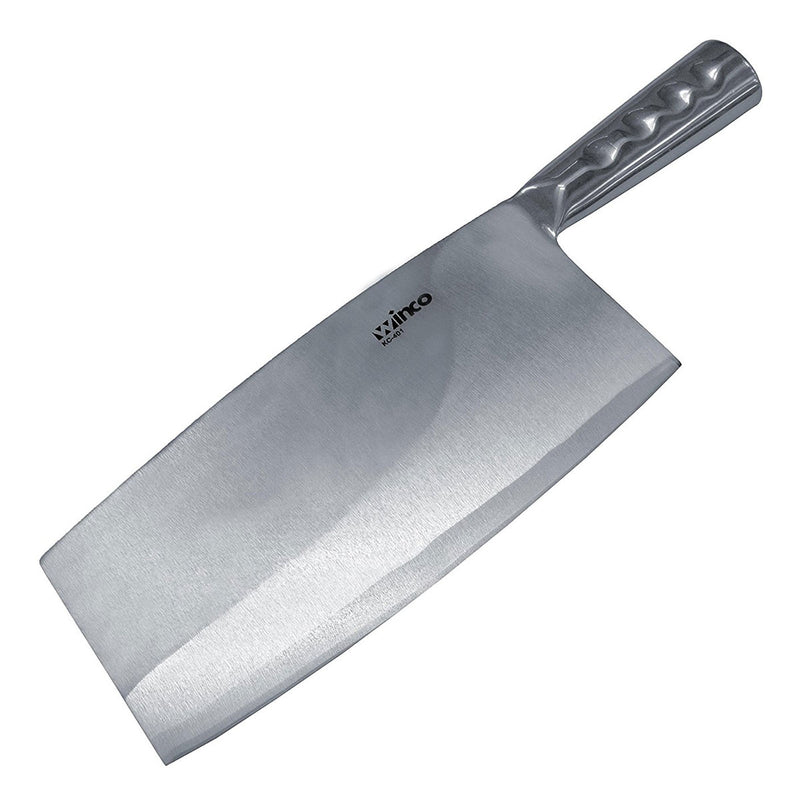 Winco KC-401 Chinese Cleaver w/ Steel Handle, 8-1/4" x 4" Blade