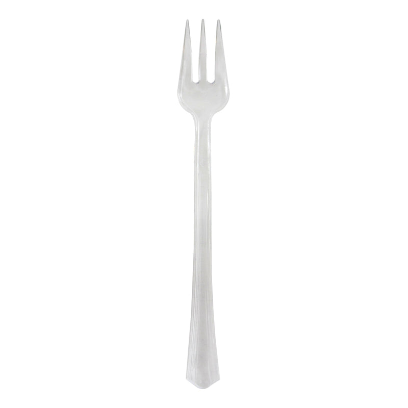 PacknWood 210CV111T Mini Clear Luxury Fork, Plastic, 4" Length, Pack of 100