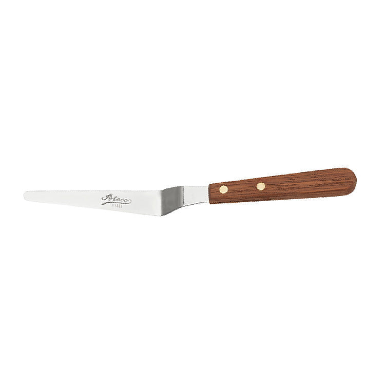 Ateco 1383 Offset Pastry Spatula w/ Wood Handle, 4"