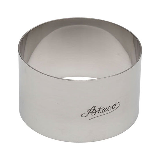 Ateco 4901 Stainless Steel Round Mold, 3" x 1-3/4"