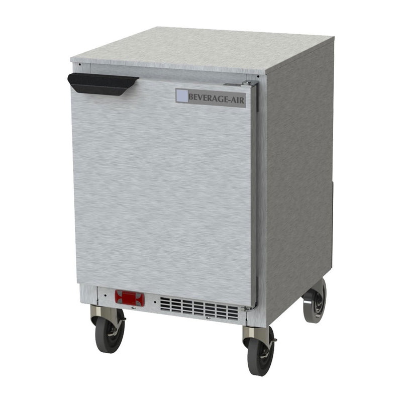 Beverage-Air UCR20HC Solid Door Shallow Depth Undercounter Refrigerator, 20"