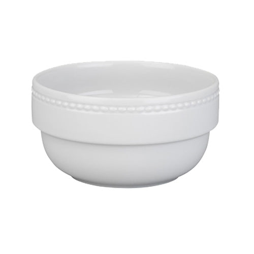 Vista Alegre 928638 Perla Porcelain Stacking Soup Cup, 14-1/2 oz., Case of 6