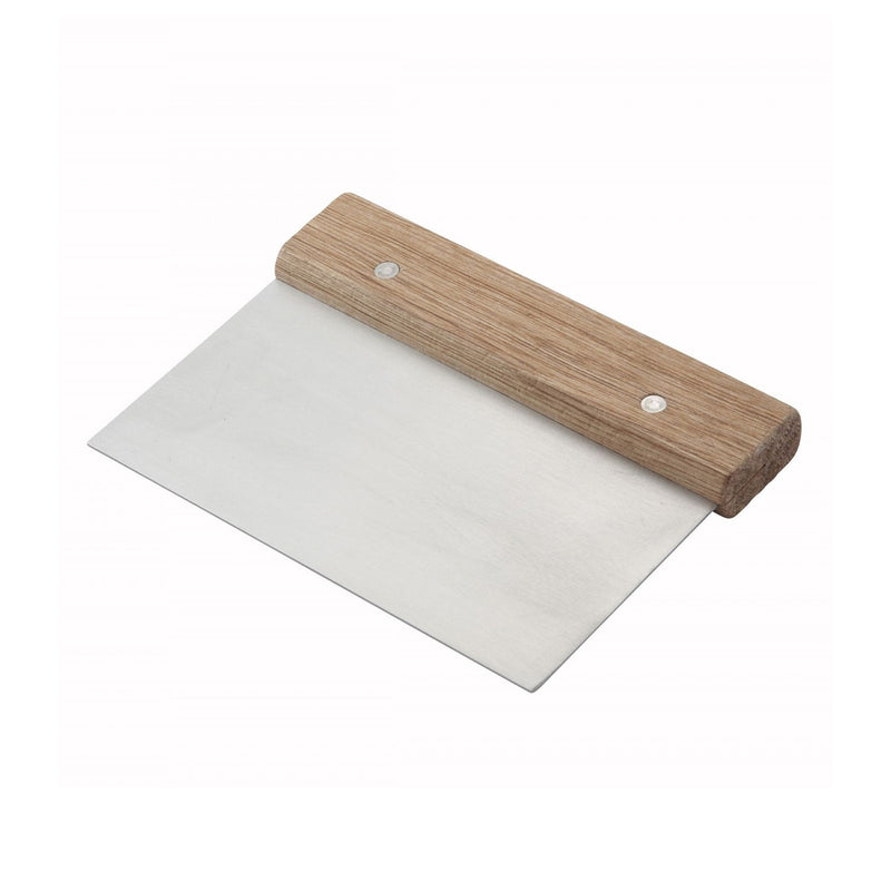 Winco DSC-3 Dough Knife / Bench Scraper, 6" x 3"
