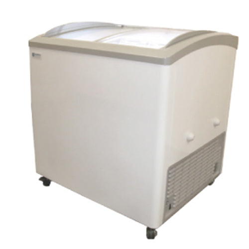 Excellence VB3L Curved Lid Display Freezer, 8.3 cu. ft. Chefs' Toys