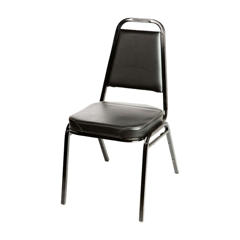 Oak Street SL2082-BLK Black Stacking Chair