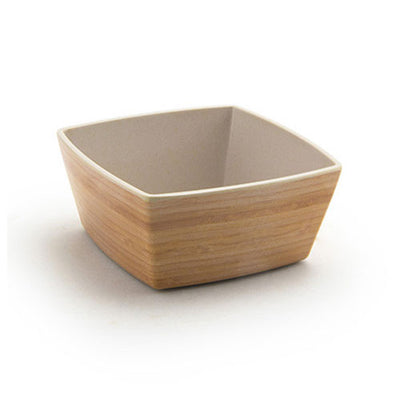 FOH Platewise Mod Square Bowl, Bamboo, 16 oz.