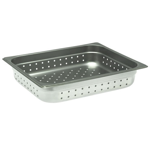 Culinary Essentials 859253 Perforated Steam Table Pan, Half Size, 2-1/2" Deep
